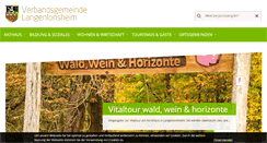 Desktop Screenshot of langenlonsheim.de