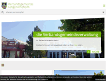 Tablet Screenshot of langenlonsheim.de